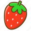 strawberry, berry, fruit, food, sweet, eat, juicy 