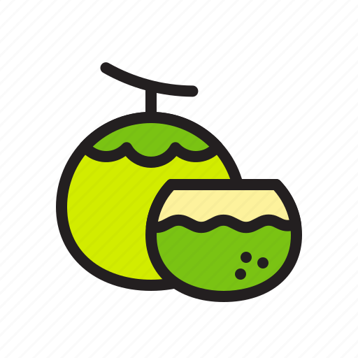 Coconut, drink, fruit, fresh, healthy, food icon - Download on Iconfinder