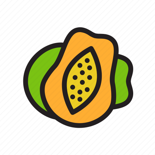 Papaya, fruit, fresh, healthy, food icon - Download on Iconfinder