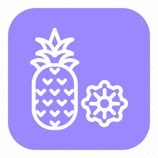 Fruit, food, healthy, pineapple icon - Download on Iconfinder