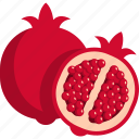 pomegranate, pomegranate fruit, fruit, food, healthy