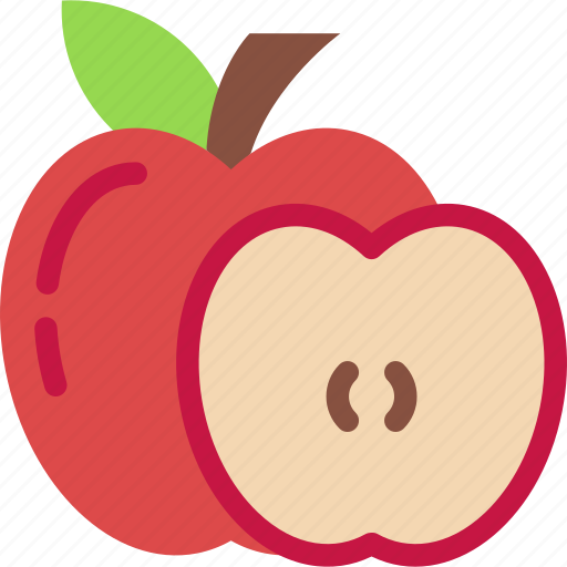 Apple, healthy, food, fruit, organic, diet, vegetarian icon - Download on Iconfinder