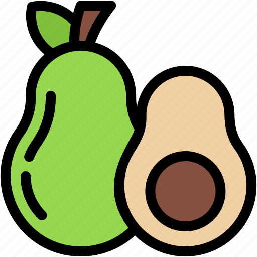 Avocado, fruit, organic, diet, vegan, healthy, food icon - Download on Iconfinder