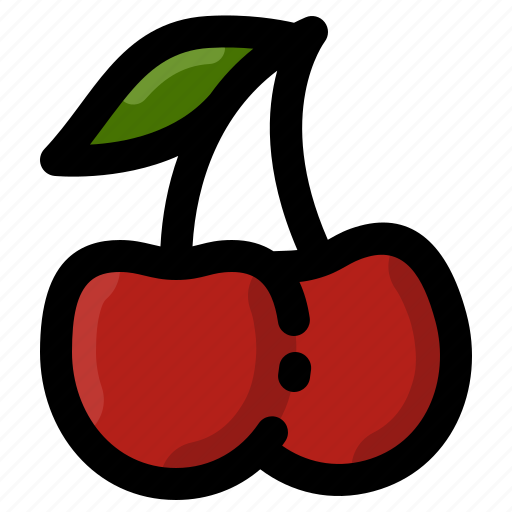Cherry, food, fruit, cherries, sweet, healthy, fresh icon - Download on Iconfinder