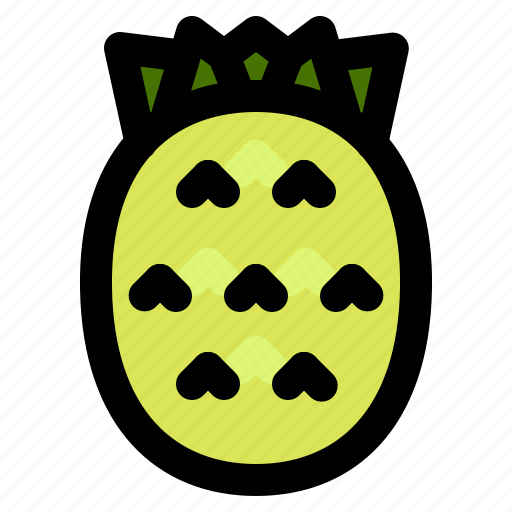 Pineapple, food, meal, fruit, tropical, fresh icon - Download on Iconfinder