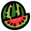 watermelon, fruit, food, fresh, summer, restaurant, healthy 