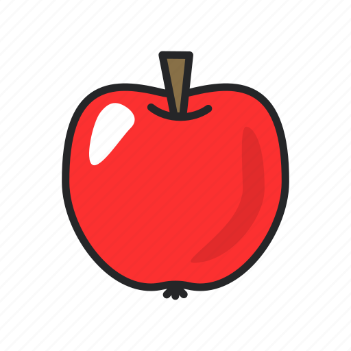 Apple, red, food, fruit, health, healthy, vegetable icon - Download on Iconfinder