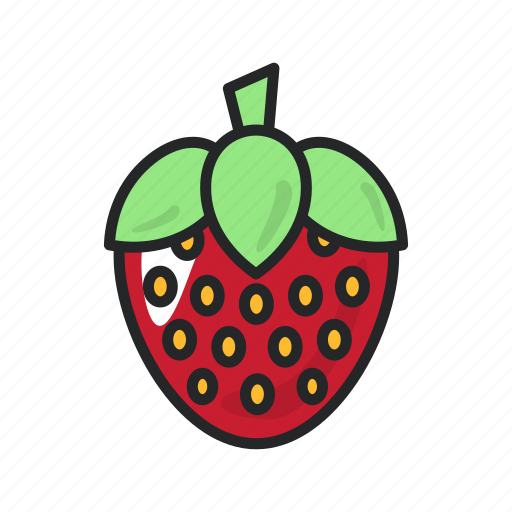 Strawberry, food, fruit, health, healthy, sweet, vegetable icon - Download on Iconfinder