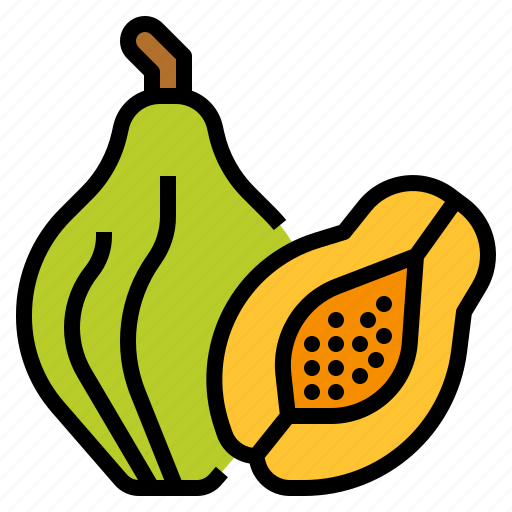 Fruit, healthy, papaya, vegetarian icon - Download on Iconfinder