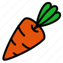 carrot, fruits, vegetable