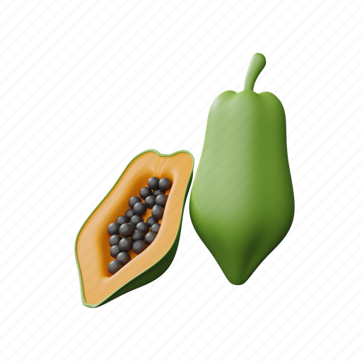 Papaya, fruit, organic, sweet, nutrition, health, vitamin icon - Download on Iconfinder