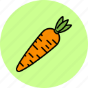 carrot, crunchy, food, vegetable