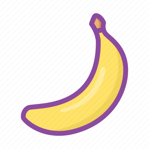 Banana, fruit, sweet, dessert, food icon - Download on Iconfinder