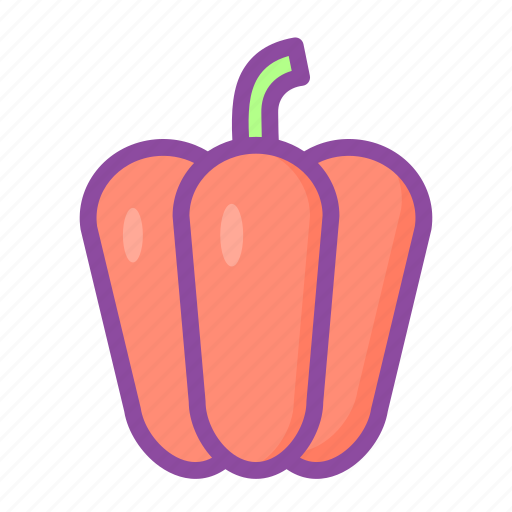 Paprika, pepper, vegetable, fruit, food icon - Download on Iconfinder