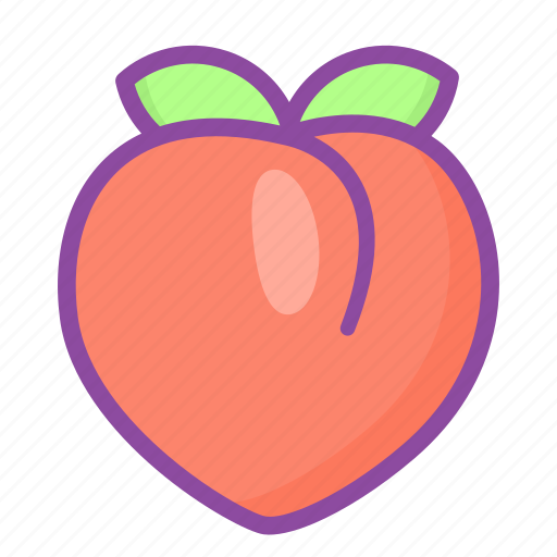 Peach, fruit, ripe, juicy, food icon - Download on Iconfinder