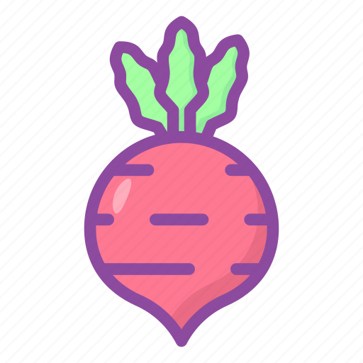 Radish, root, vegetable, healthy, food icon - Download on Iconfinder