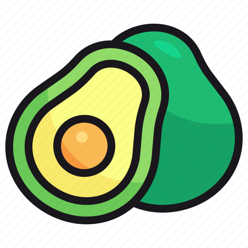 Avocado, vegan, healthy, fruit, food icon - Download on Iconfinder
