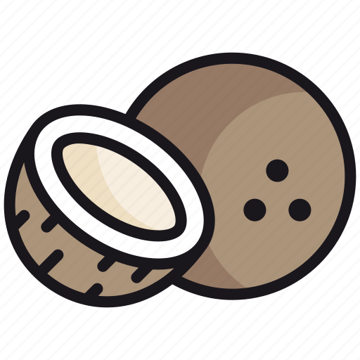 Coconut, fruit, healthy, tropical, food icon - Download on Iconfinder