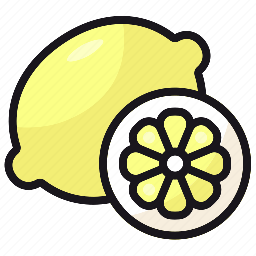 Lemon, fruit, food, citrus, slice icon - Download on Iconfinder