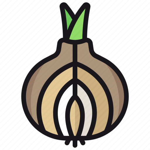 Onion, vegetable, food, organic, gastronomy icon - Download on Iconfinder