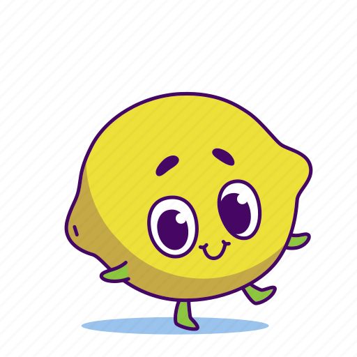 Character, citrus, food, fruit, lemon icon - Download on Iconfinder