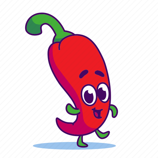 Character, chili, chili pepper, food, pepper, vegetable icon - Download on Iconfinder