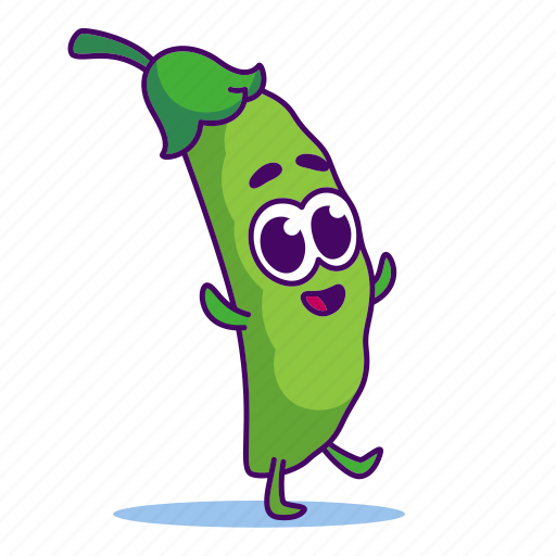 Character, food, pea, peas, vegetable icon - Download on Iconfinder