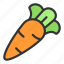 carrot, crop, agriculture, food, vegetable 