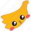banana icon, banana, cute, fruit, kawaii 