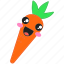 vegetable, carrot icon, carrot, cute, kawaii