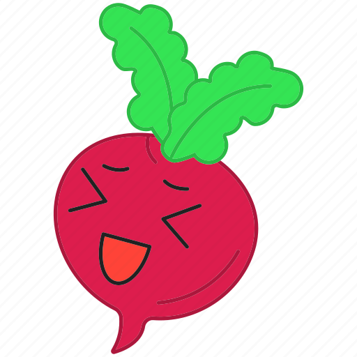 Vegetable, cute, beetroot, kawaii, beetroot icon icon - Download on Iconfinder