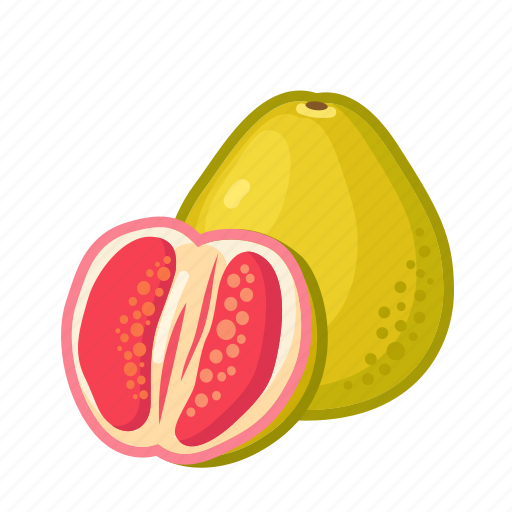Red, pomelo, fruit, sweet, natural, fresh, food icon - Download on Iconfinder