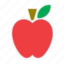 apple, food, fruit, red
