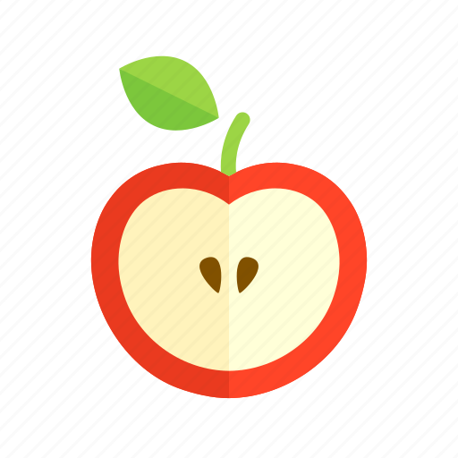 Apple, colour, food, fruit, health, orchard, red icon - Download on Iconfinder