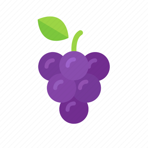 Colour, food, fruit, grape, grapes, purple, wine icon - Download on Iconfinder
