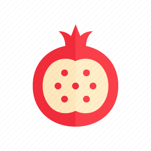 Colour, food, fruit, heath, pomegranate, red, seeds icon - Download on Iconfinder