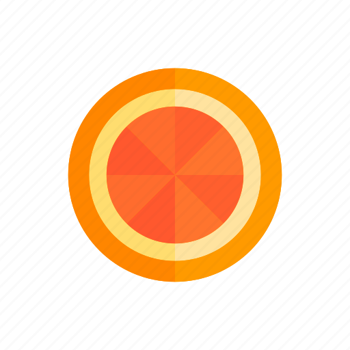 Colour, food, fruit, grapefruit, orange, segment, slice icon - Download on Iconfinder