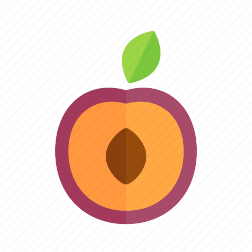 Colour, food, fruit, health, plum, purple icon - Download on Iconfinder