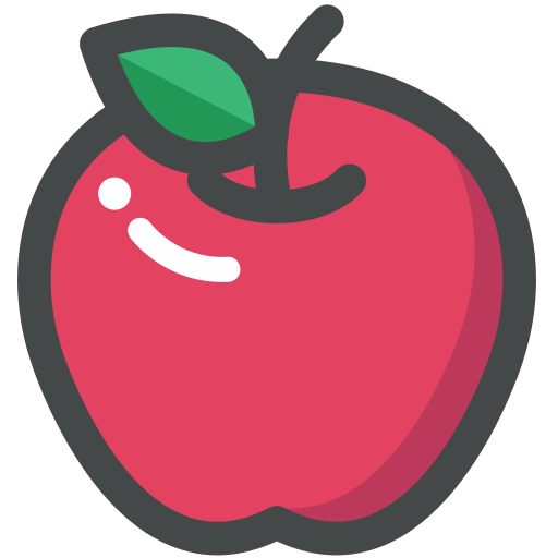 Apple, food, fruit, organic, vegan, vegetarian icon - Free download