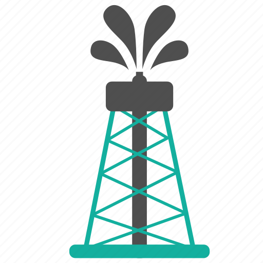 Derrick, energy, fuel, gusher, industry, oil, rig icon - Download on Iconfinder