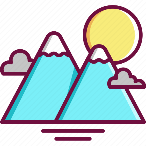 Expedition, hike, hills, landscape, mountain, nature, summit icon - Download on Iconfinder