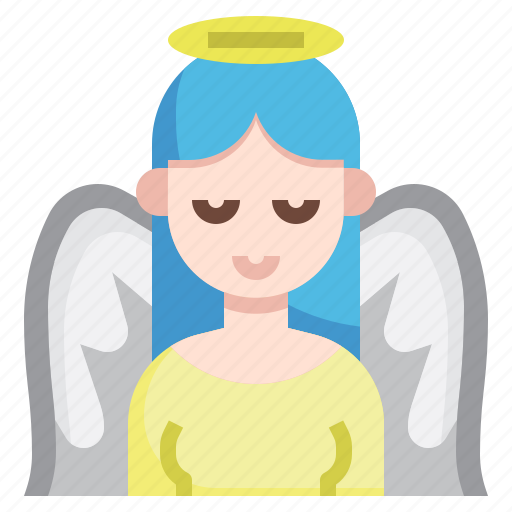 Angal, christian, religion, wings, christianity icon - Download on Iconfinder