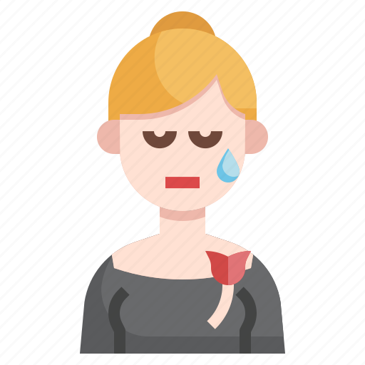 Girl, sad, crying, person, woman icon - Download on Iconfinder