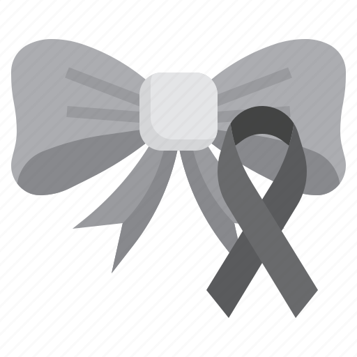 Ribbon, accessory, ornament, funeral, decoration icon - Download on Iconfinder