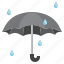 umbrella, tools, and, utensils, protection, rain, rainy 