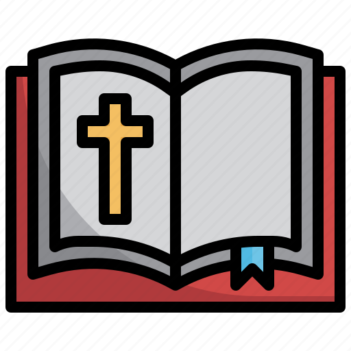 Bible, religion, cross, christian, book icon - Download on Iconfinder
