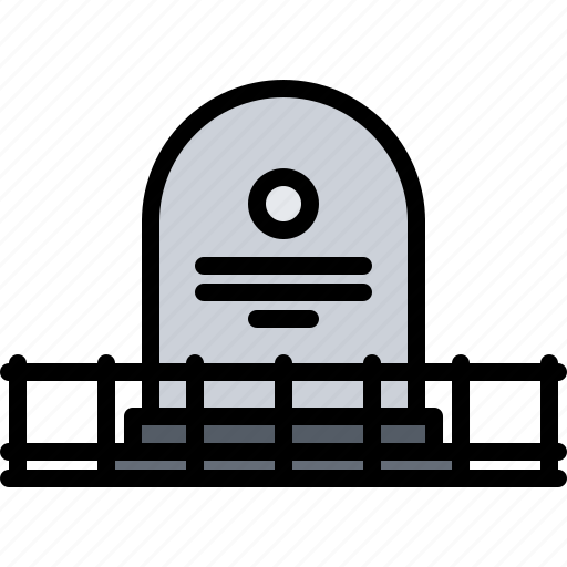 Fence, monument, agency, death, funeral icon - Download on Iconfinder
