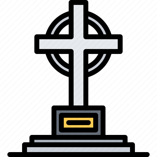 Monument, cross, agency, death, funeral icon - Download on Iconfinder