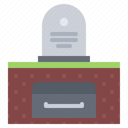 Coffin, earth, grave, monument, agency, death, funeral icon - Download on Iconfinder