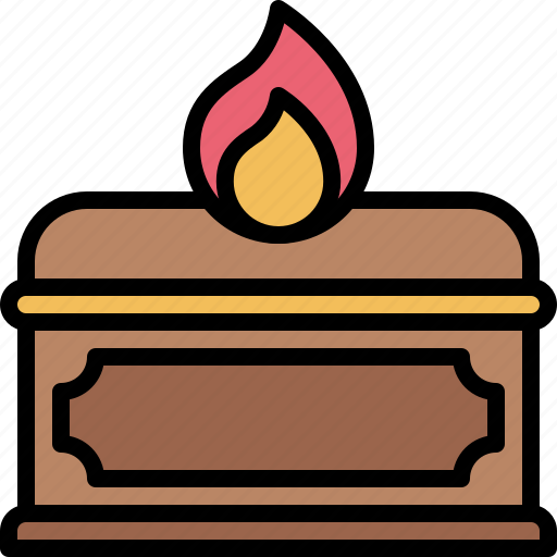 Funeral, burial, grief, burn, cremation, coffin icon - Download on Iconfinder